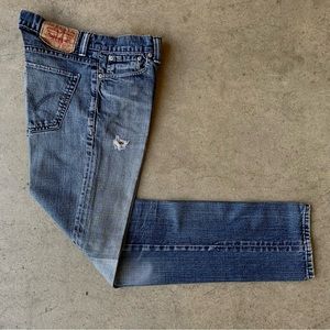 Levi’s 511 distressed Jeans